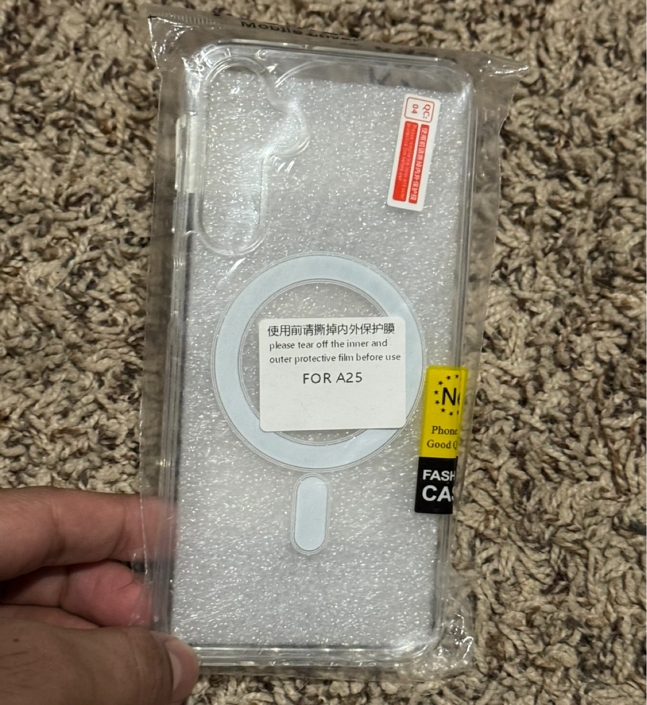 Clear Magnetic Phone Case for Samsung A25 - photo 2