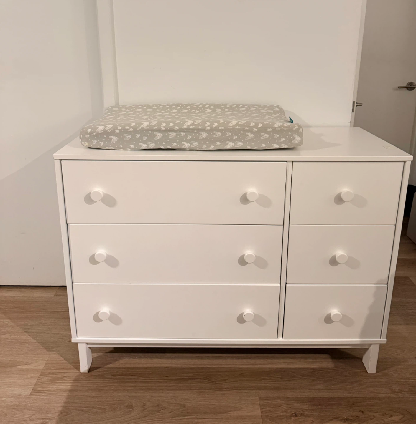 White Dresser with Changing Pad