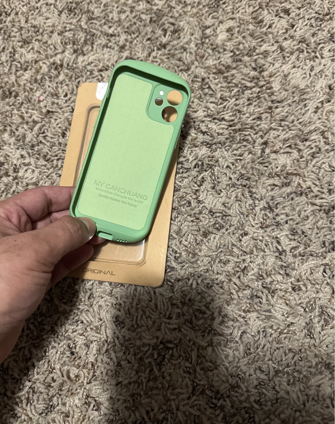 Green Phone Case for iPhone 12 mini - photo 2