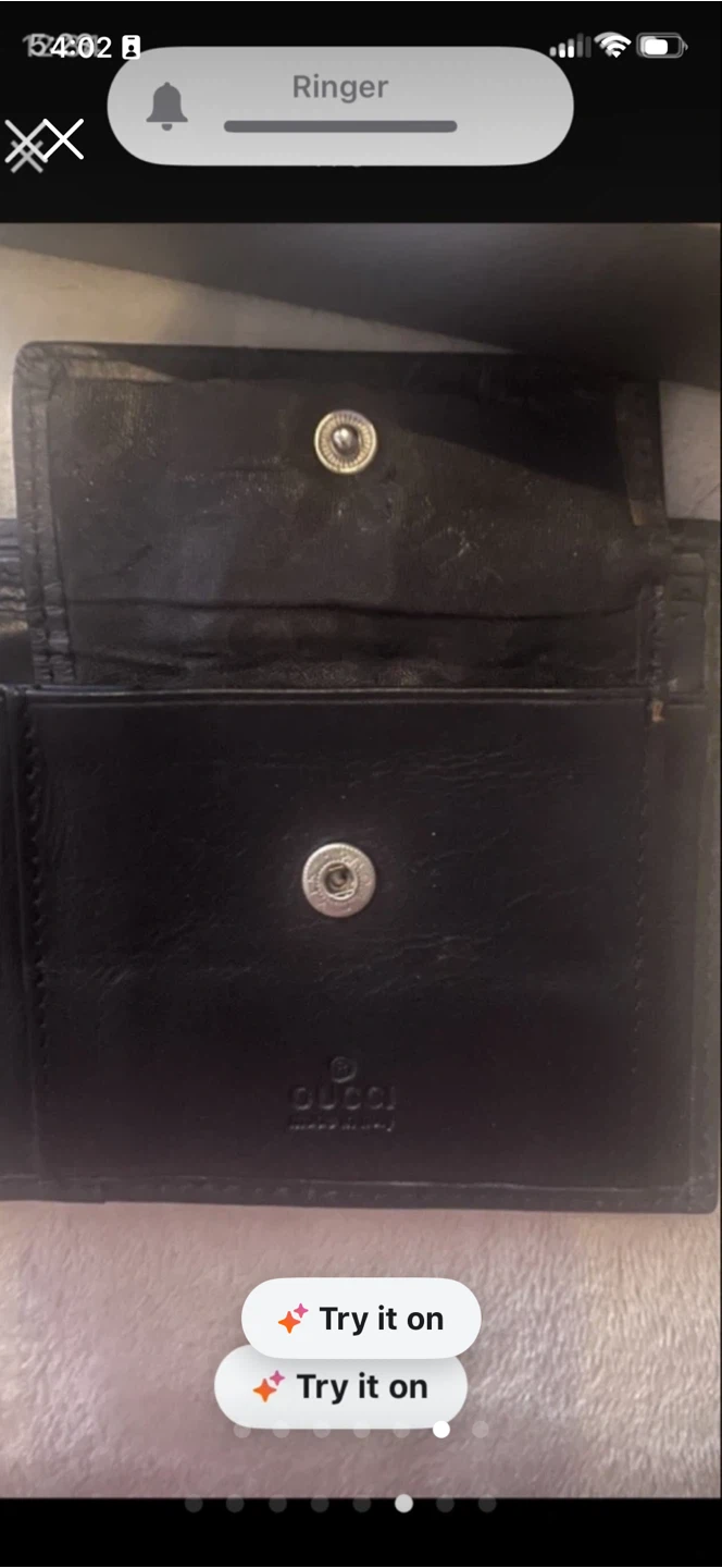 Gucci Black Leather Wallet
