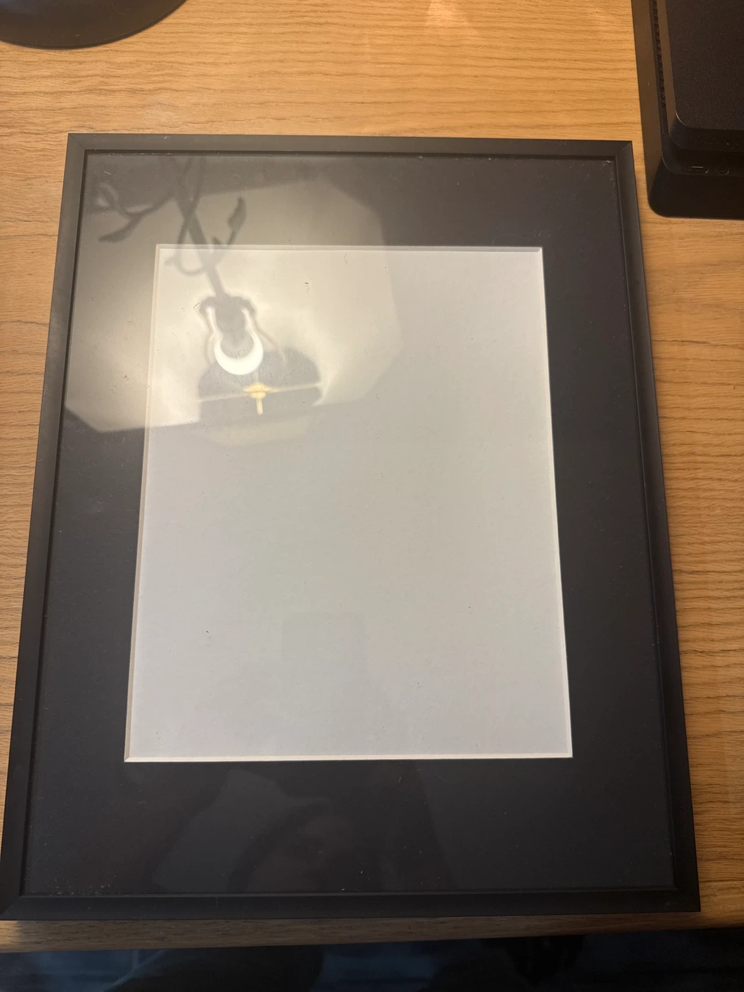 Black Picture Frame with Mat