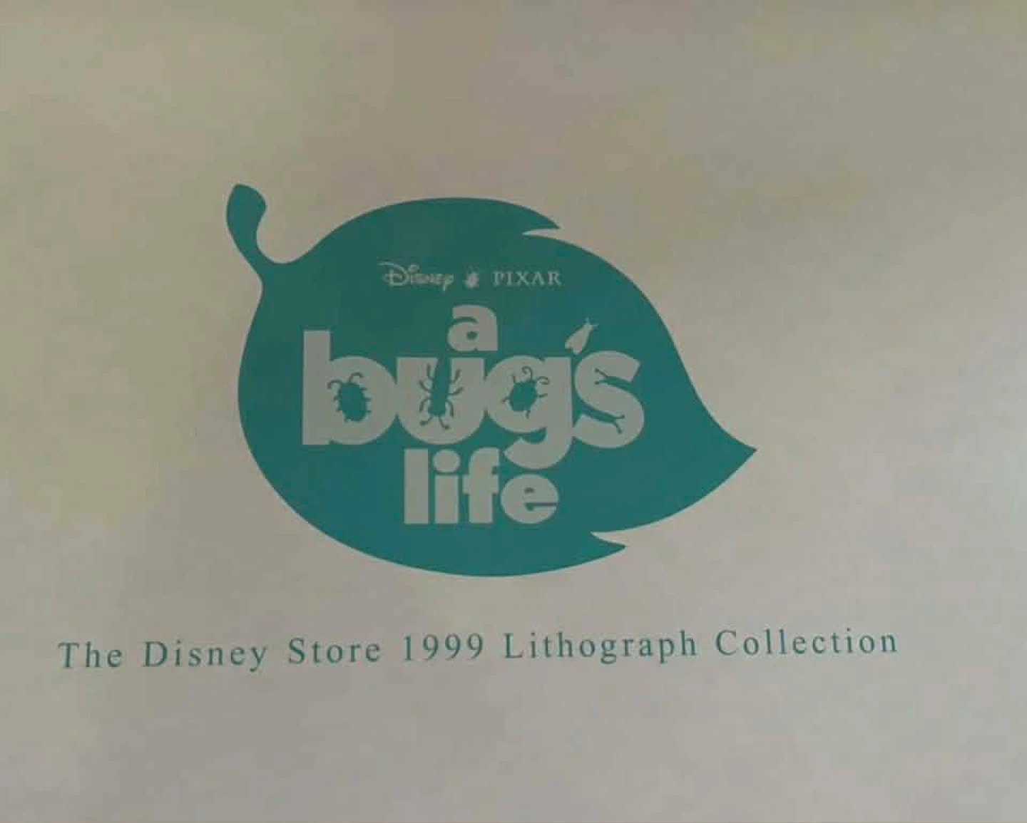 Disney Pixar.  “A Bugs Life” lithograph framed, new - photo 2
