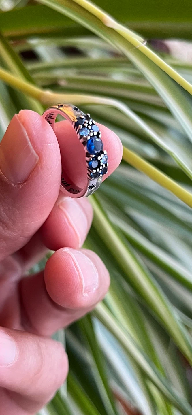 Inspirational Silver plated Ring . - photo 2