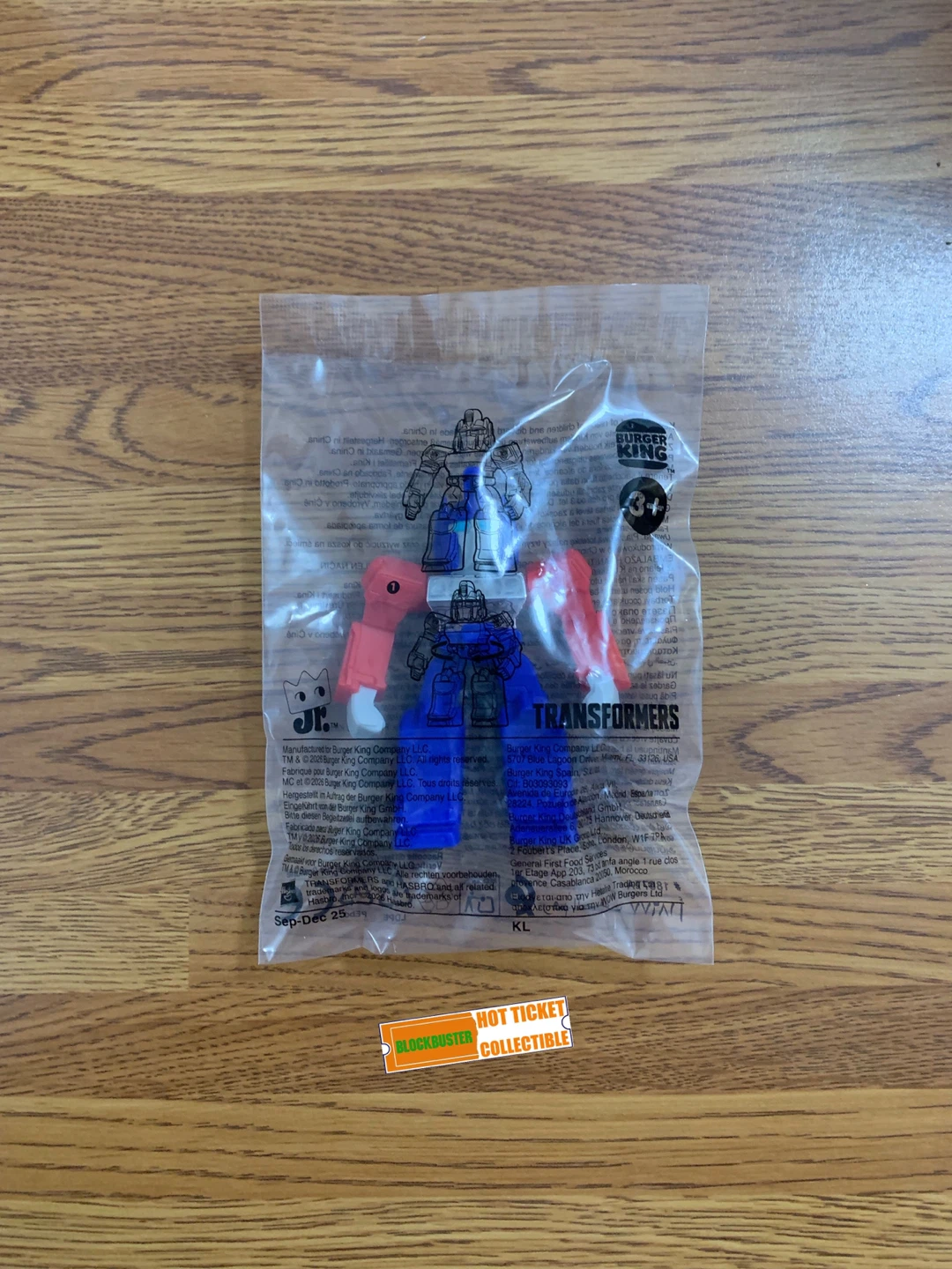 Burger King - Transformers King Jr. Toy (Optimus Prime)