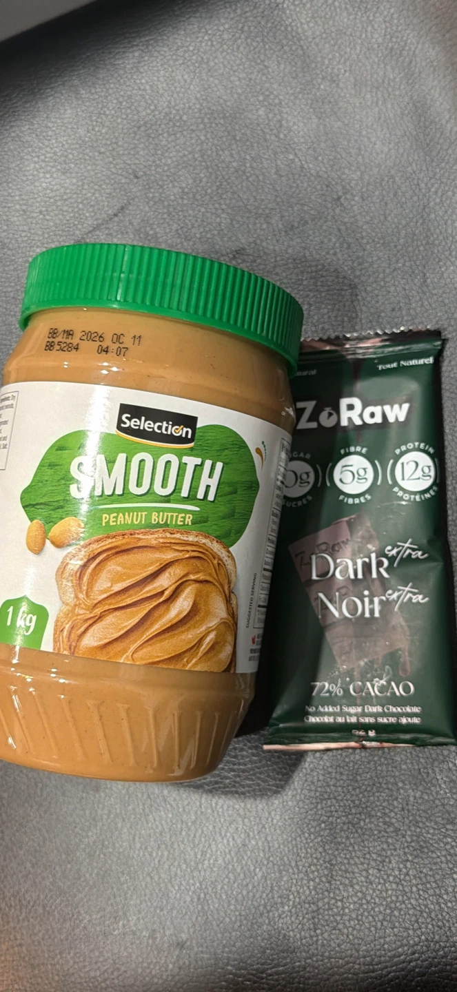 Peanut butter and dark chocolate