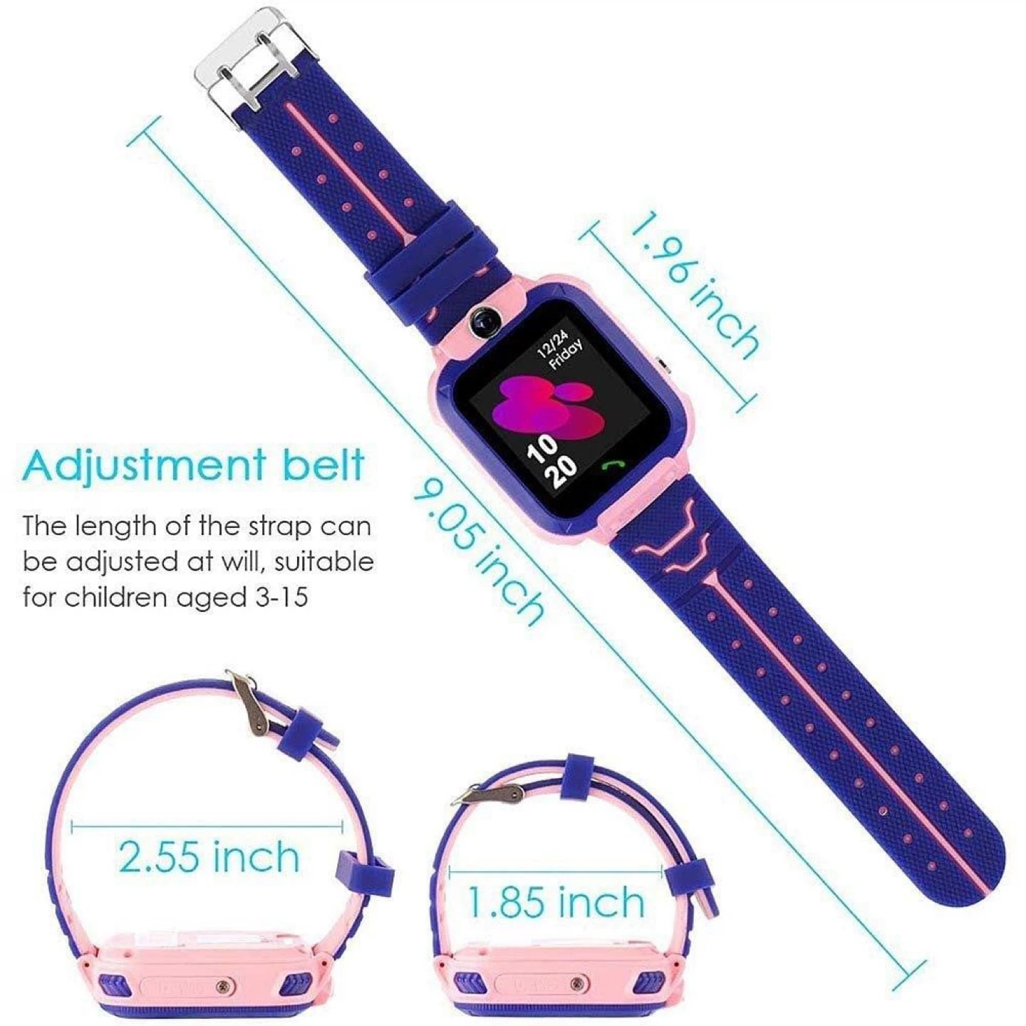 Pink and Blue Kids Smartwatch - photo 2
