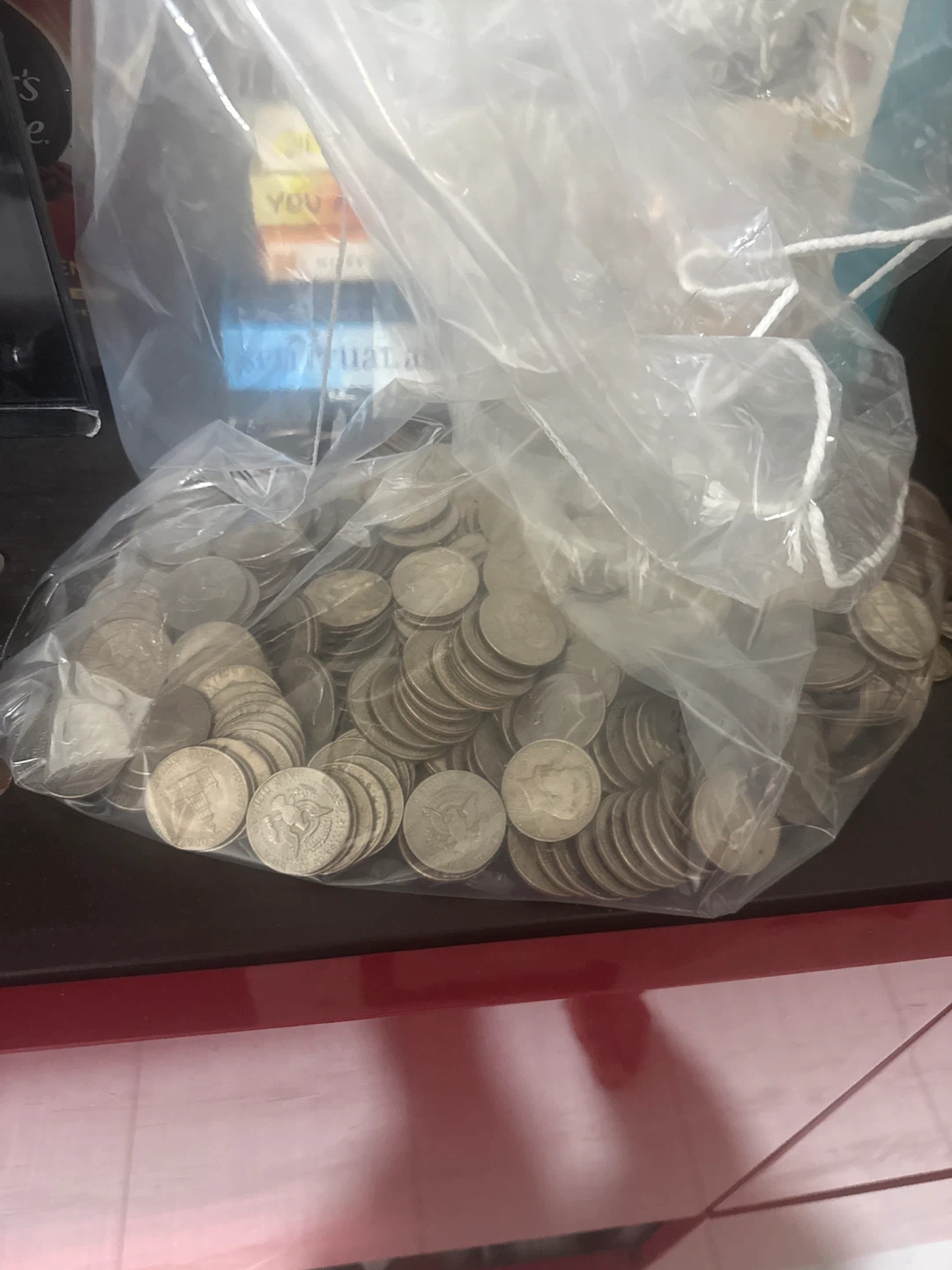Bag of Kennedy Half Dollars l