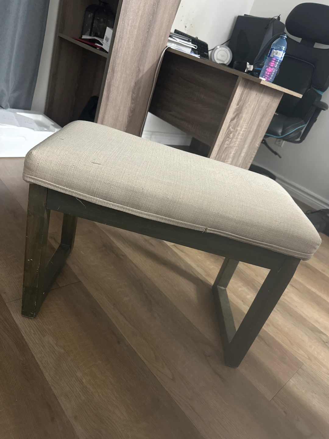 Upholstered Vanity Stool Bench - photo 3