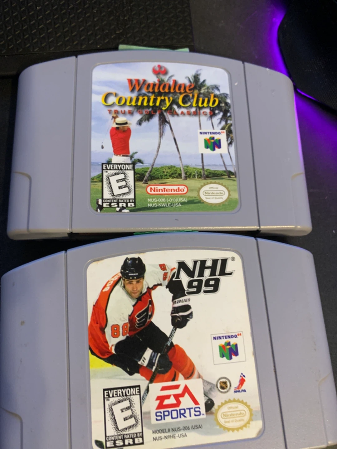 Nintendo 64 Games - Waialae Country Club & NHL 99