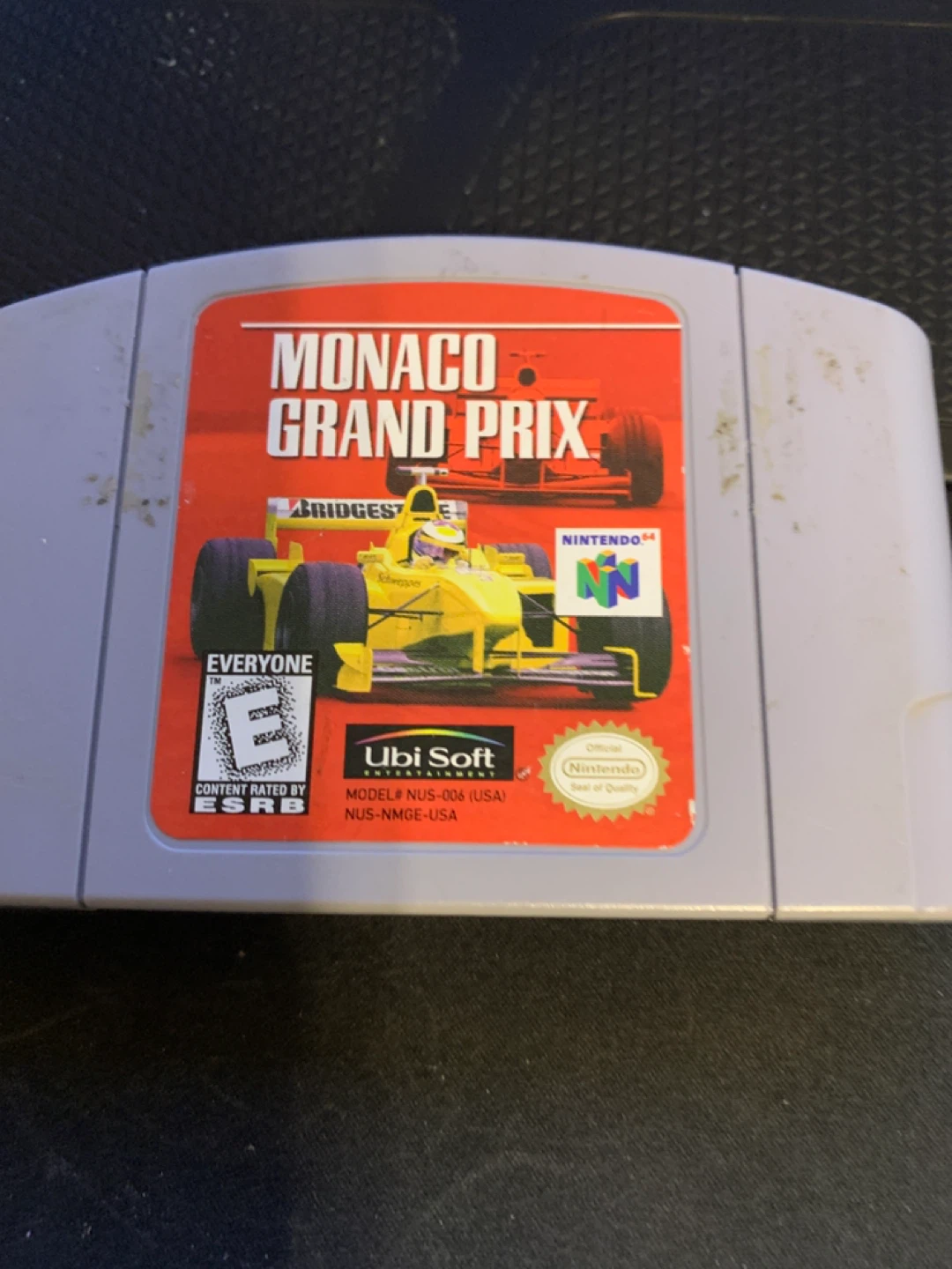 Nintendo 64 Monaco Grand Prix Game Cartridge