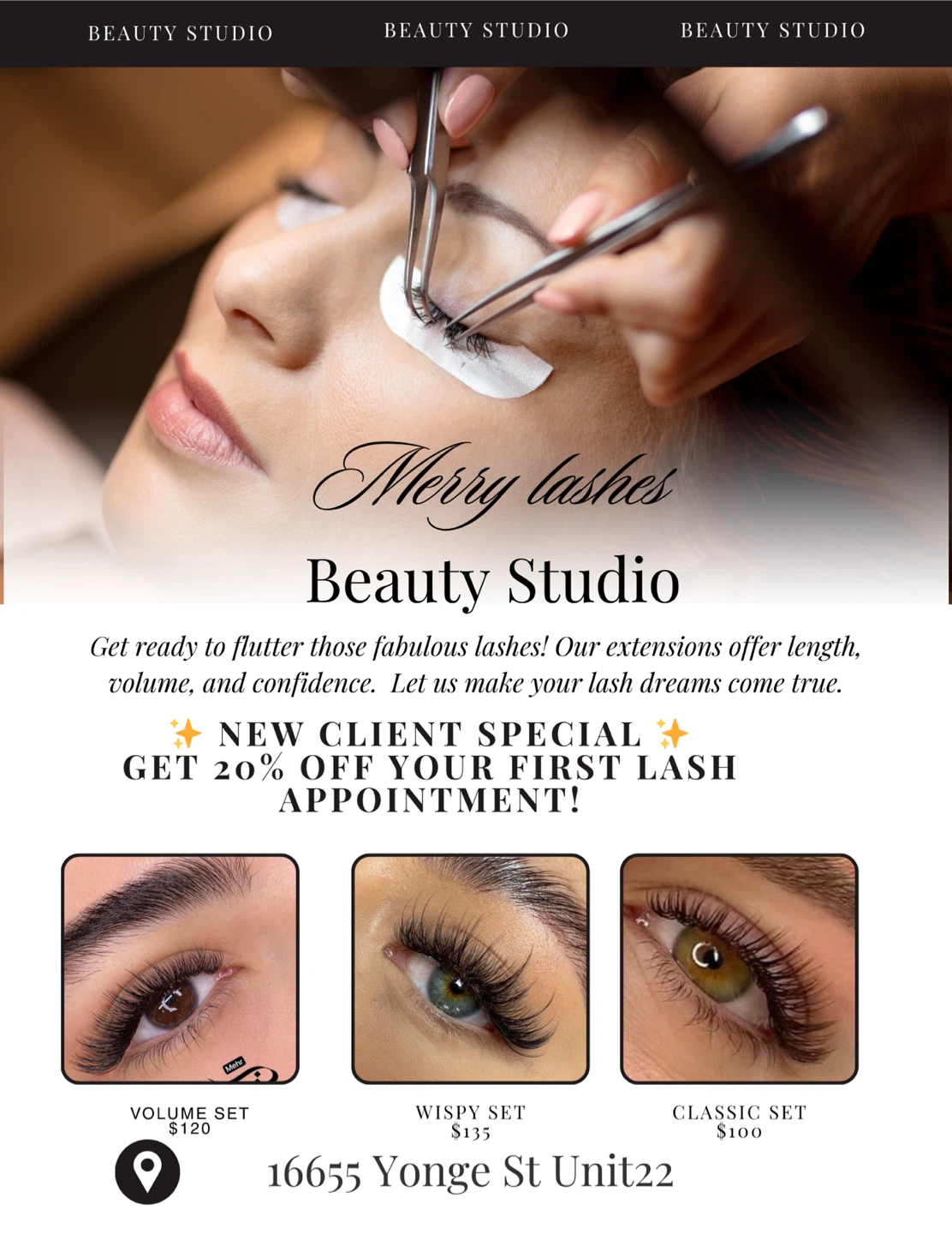 Merry Lashes Beauty Studio Lash Services