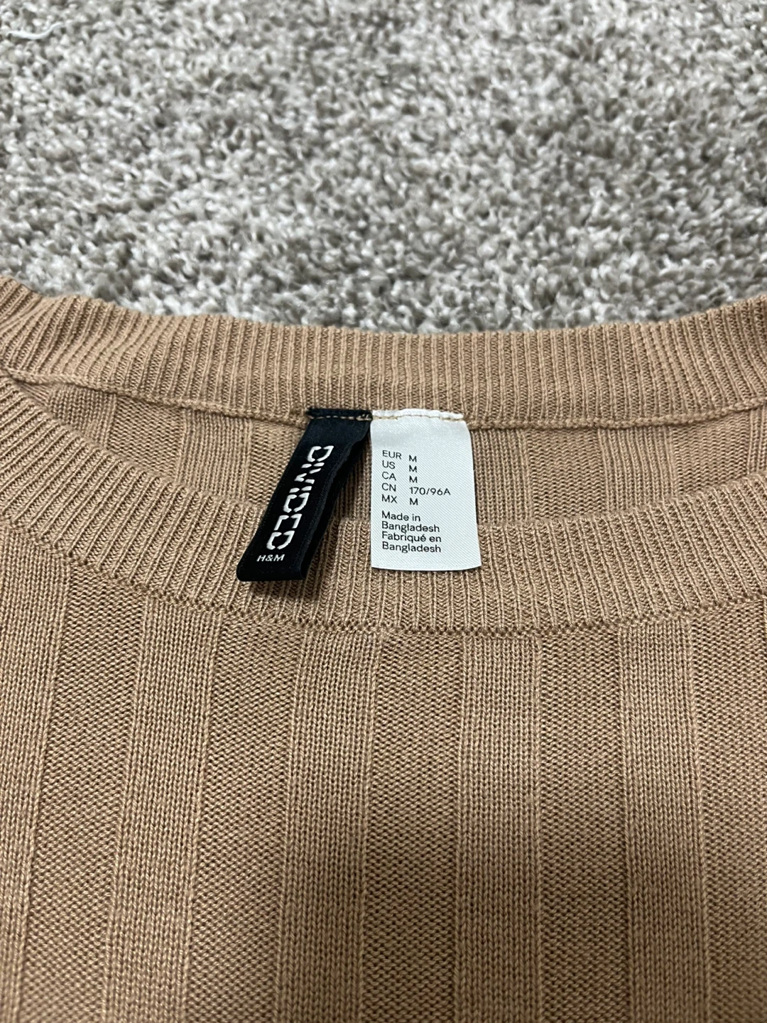 DIVIDED by H&M Ribbed Knit Sweater - Size M - photo 2