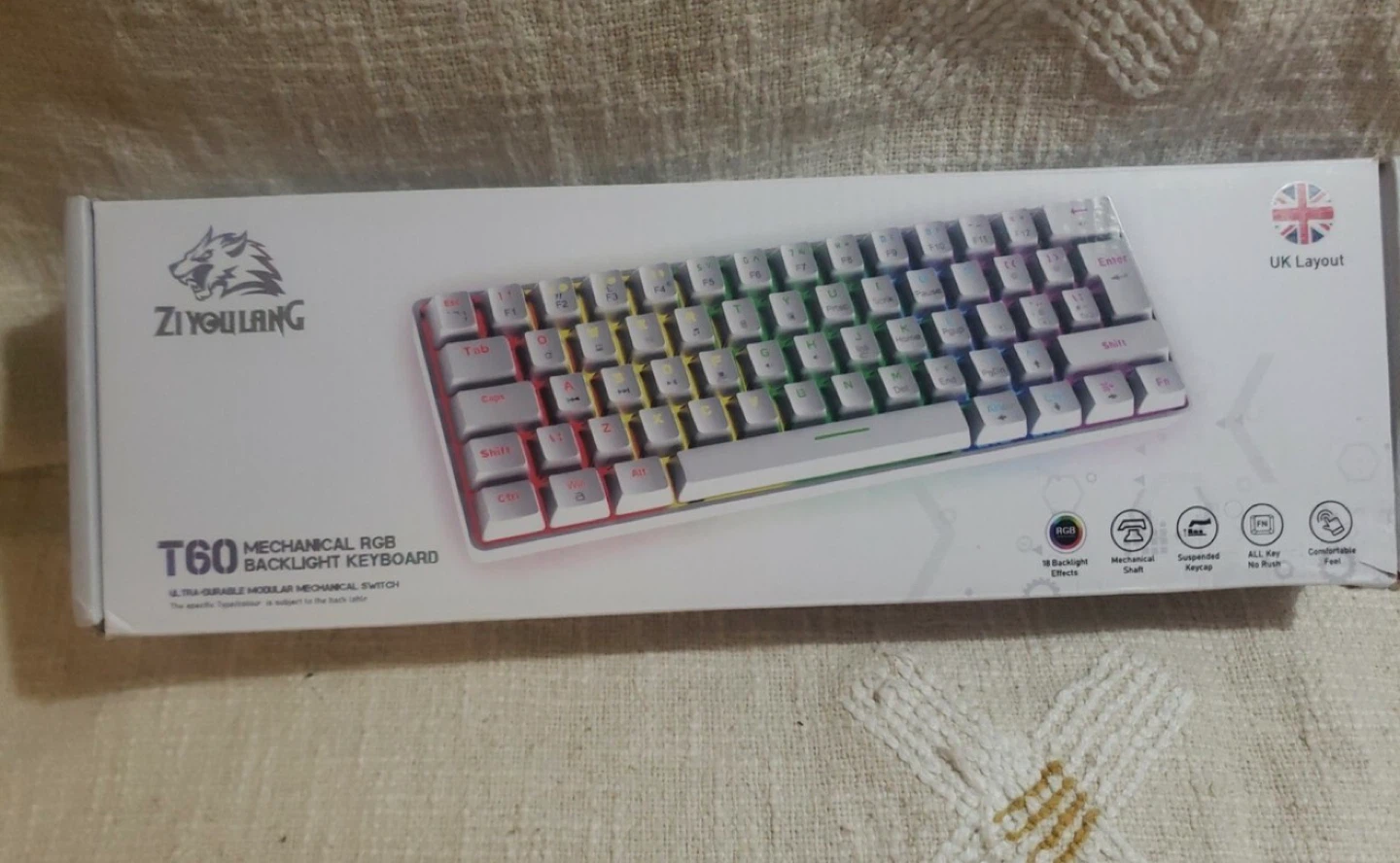 Ziyoulang T60 Mechanical RGB Backlight Keyboard - photo 2