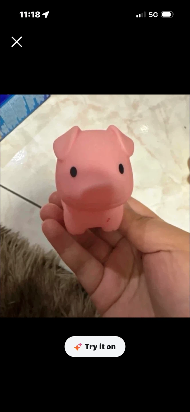 Pink Pig Squeeze Toy
