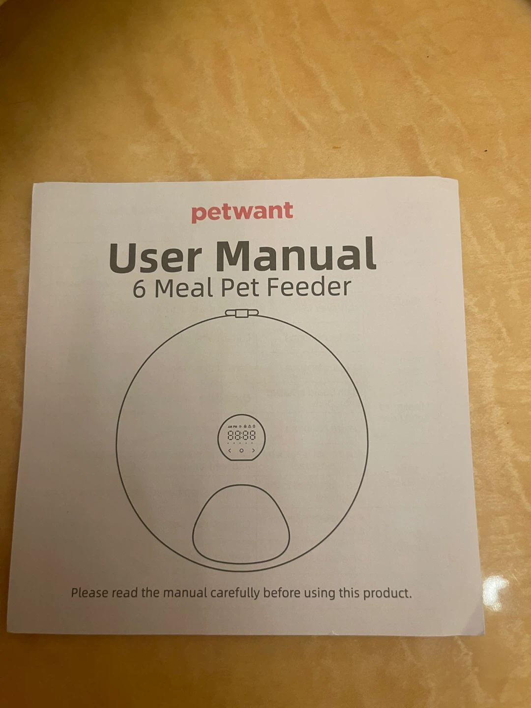 Petwant 6 Meal Automatic Pet Feeder