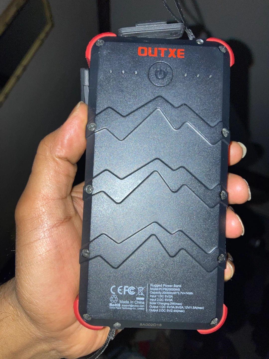 OUTXE Rugged 20000mAh Power Bank