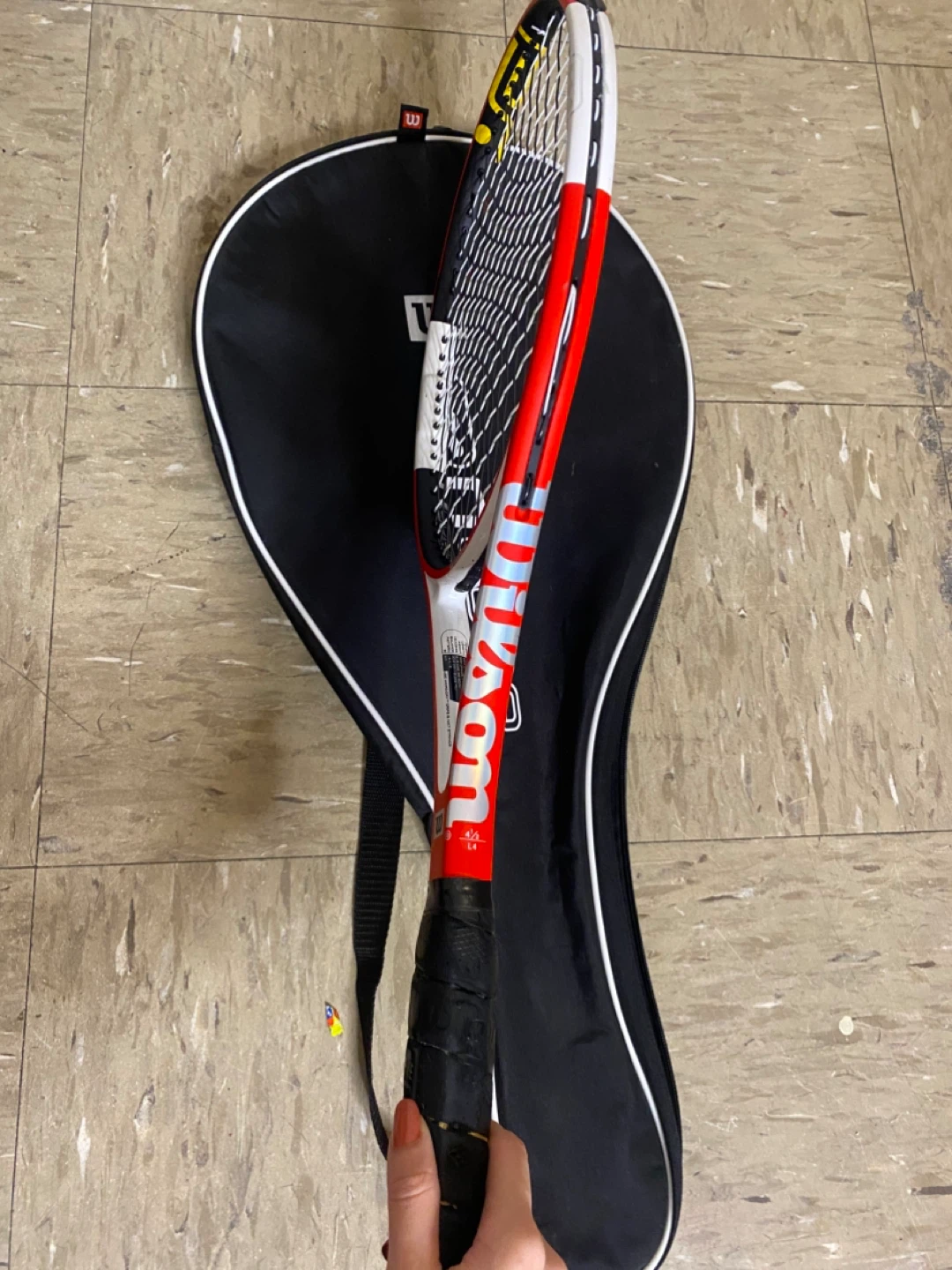 Wilson "n Code" Tennis Racket (L4 4 1/2) with Cover - photo 2