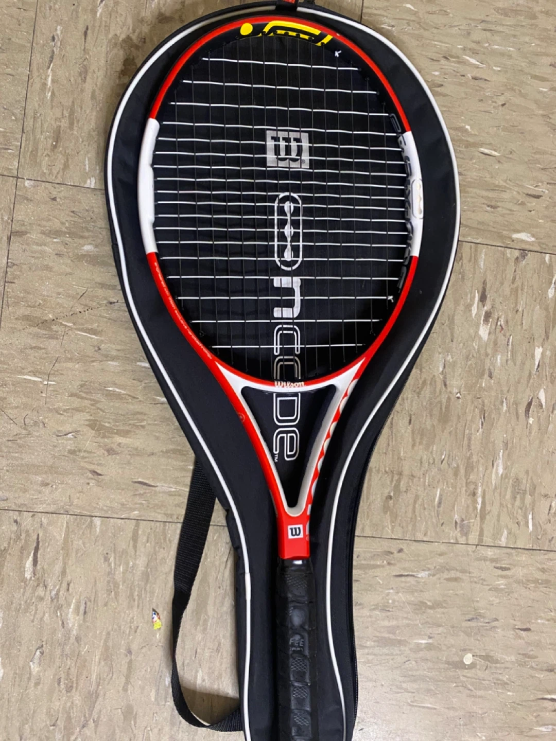 Wilson "n Code" Tennis Racket (L4 4 1/2) with Cover
