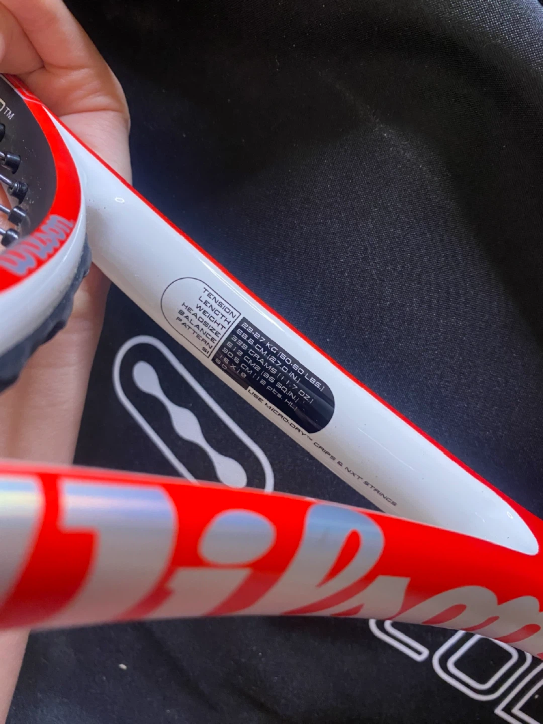 Wilson "n Code" Tennis Racket (L4 4 1/2) with Cover - photo 3