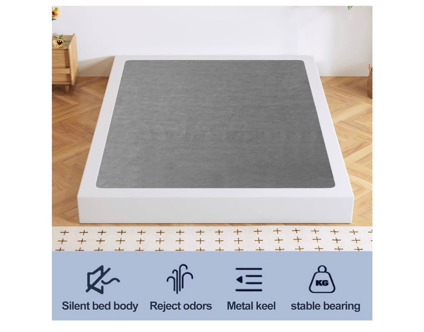 7 inches King Size Metal Bed Frame - photo 3