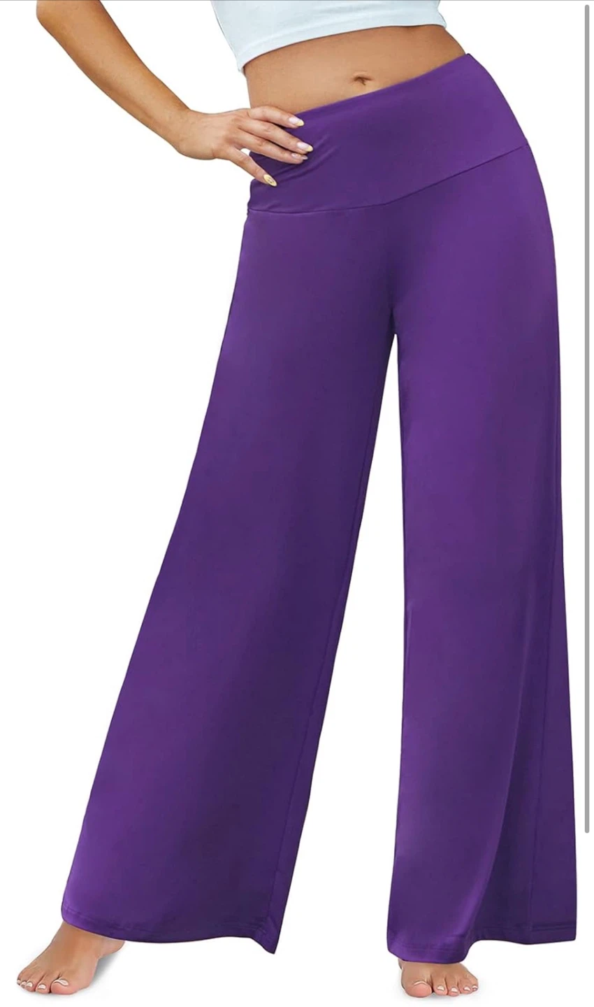 NEW! Arolina Purple Wide Leg Palazzo Pants - Size XXXL - photo 2