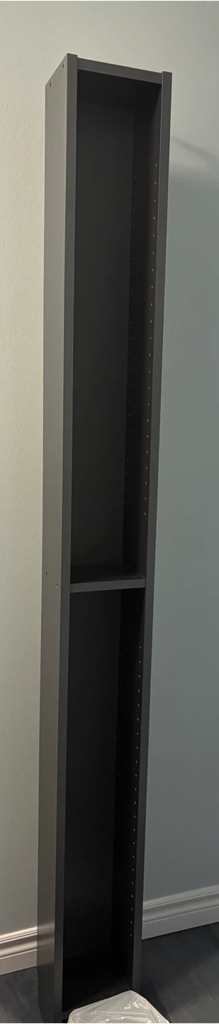 MUST GO ASAP) Tall Narrow Grey Bookshelf - photo 3