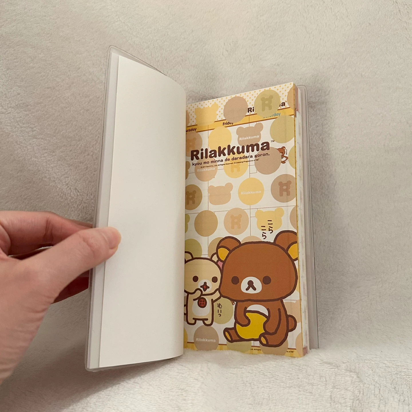 Authentic Rilakkuma Calendar Planner Notebook Japanese Bear - photo 3