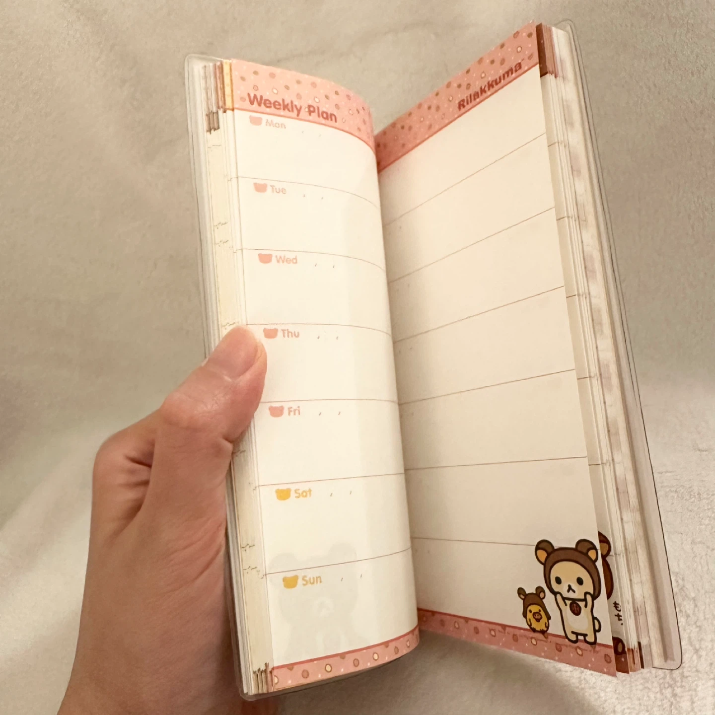 Authentic Rilakkuma Calendar Planner Notebook Japanese Bear - photo 4