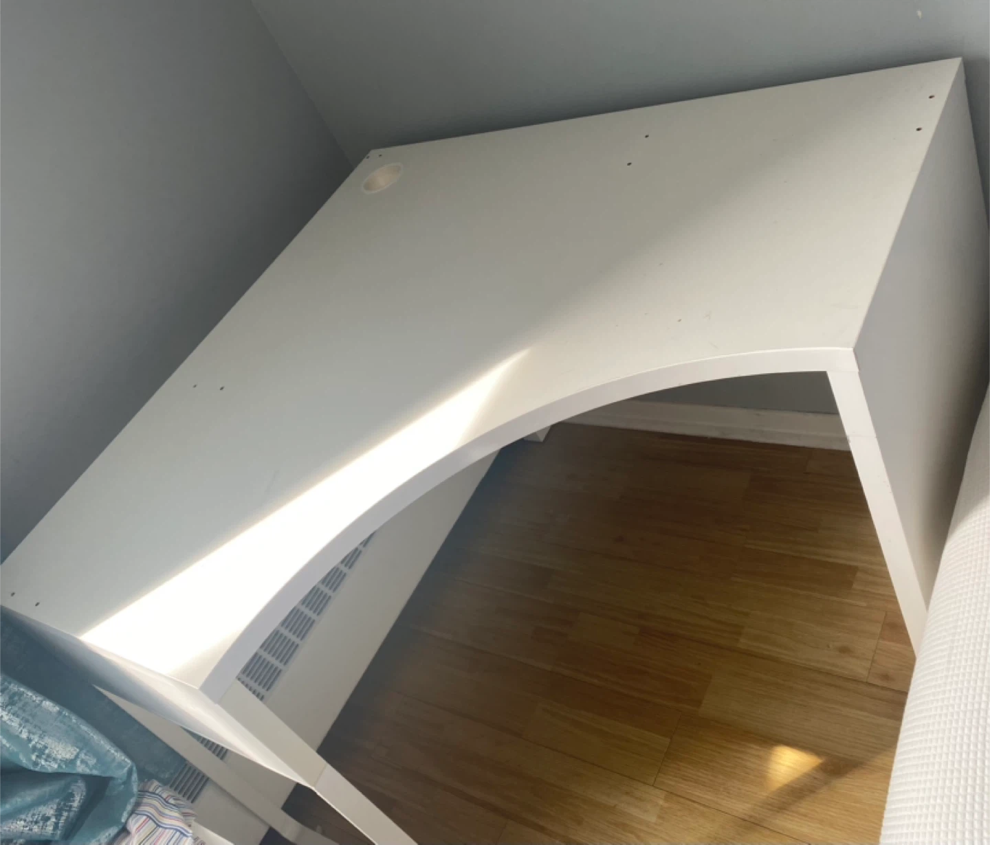 IKEA White Corner Desk