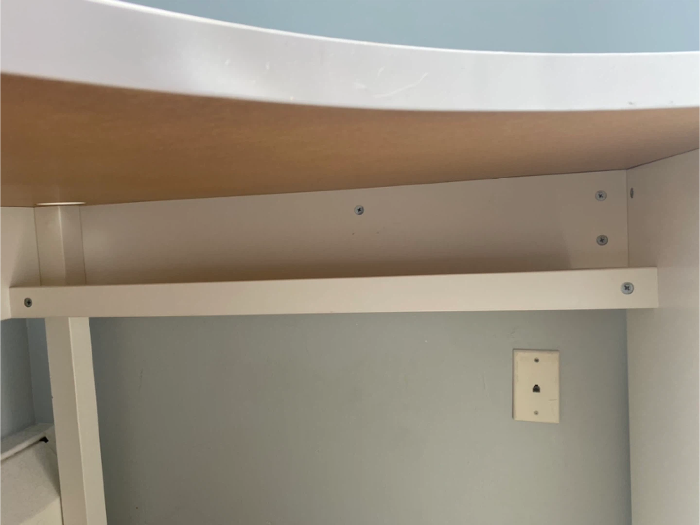 IKEA White Corner Desk - photo 2