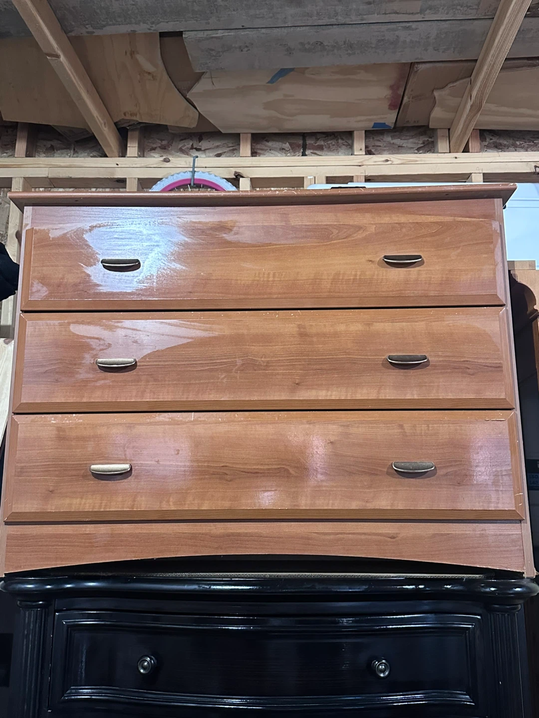 Wooden 3-Drawer Dresser