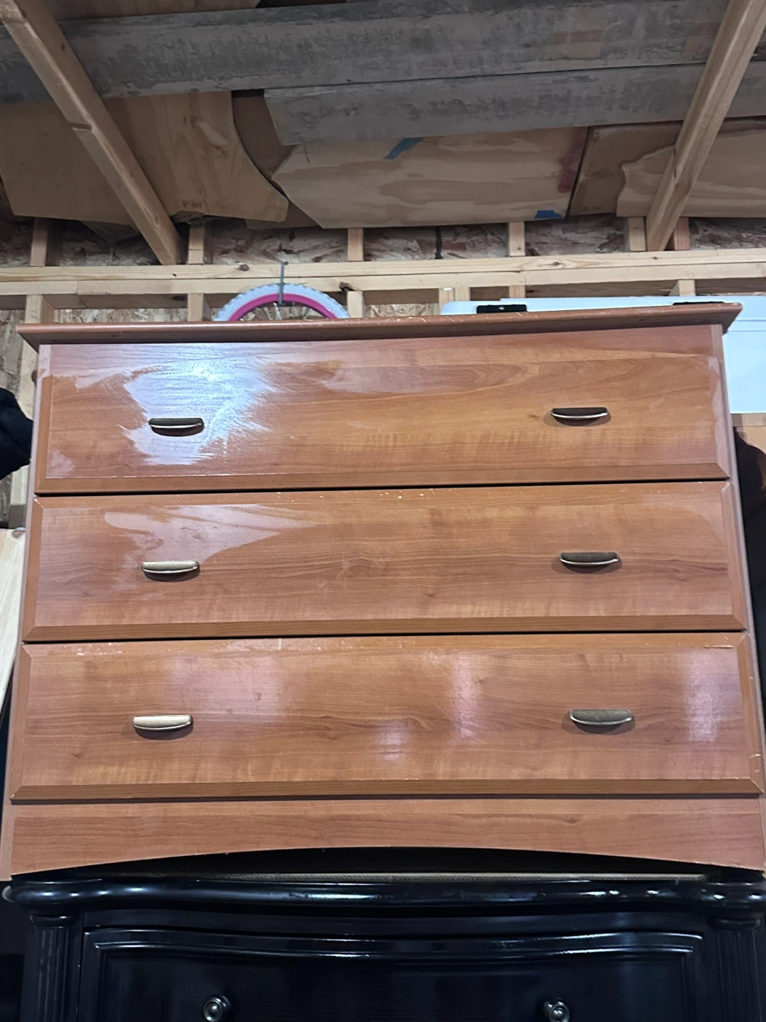 Wooden 3-Drawer Dresser - photo 2