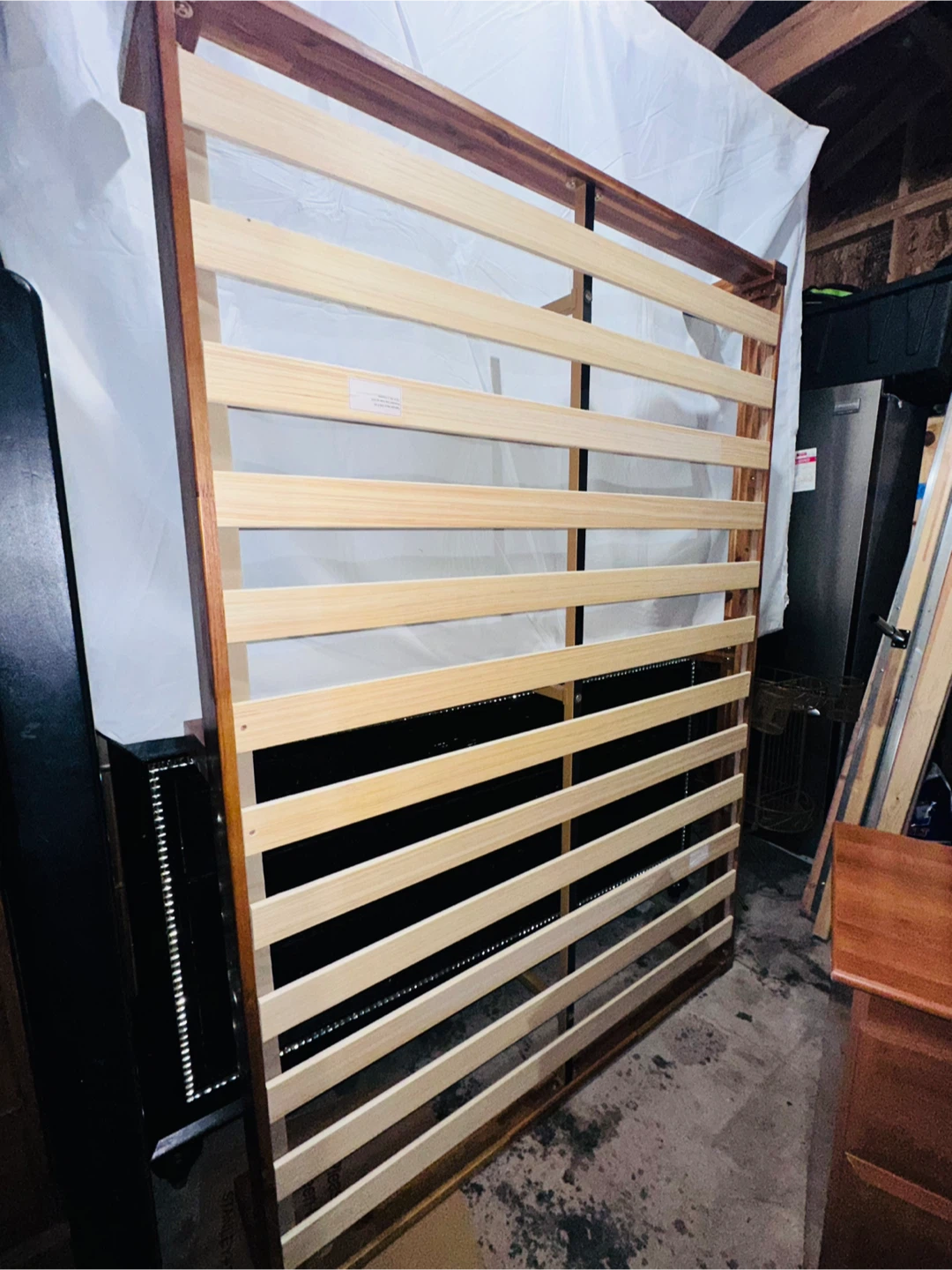Posture Rest Mattress with Wood Bed Frame