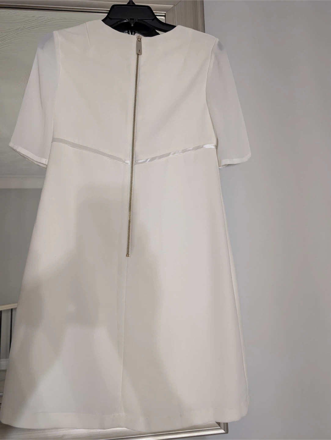 New Ted Baker London White Mini Dress Size 4 - photo 2