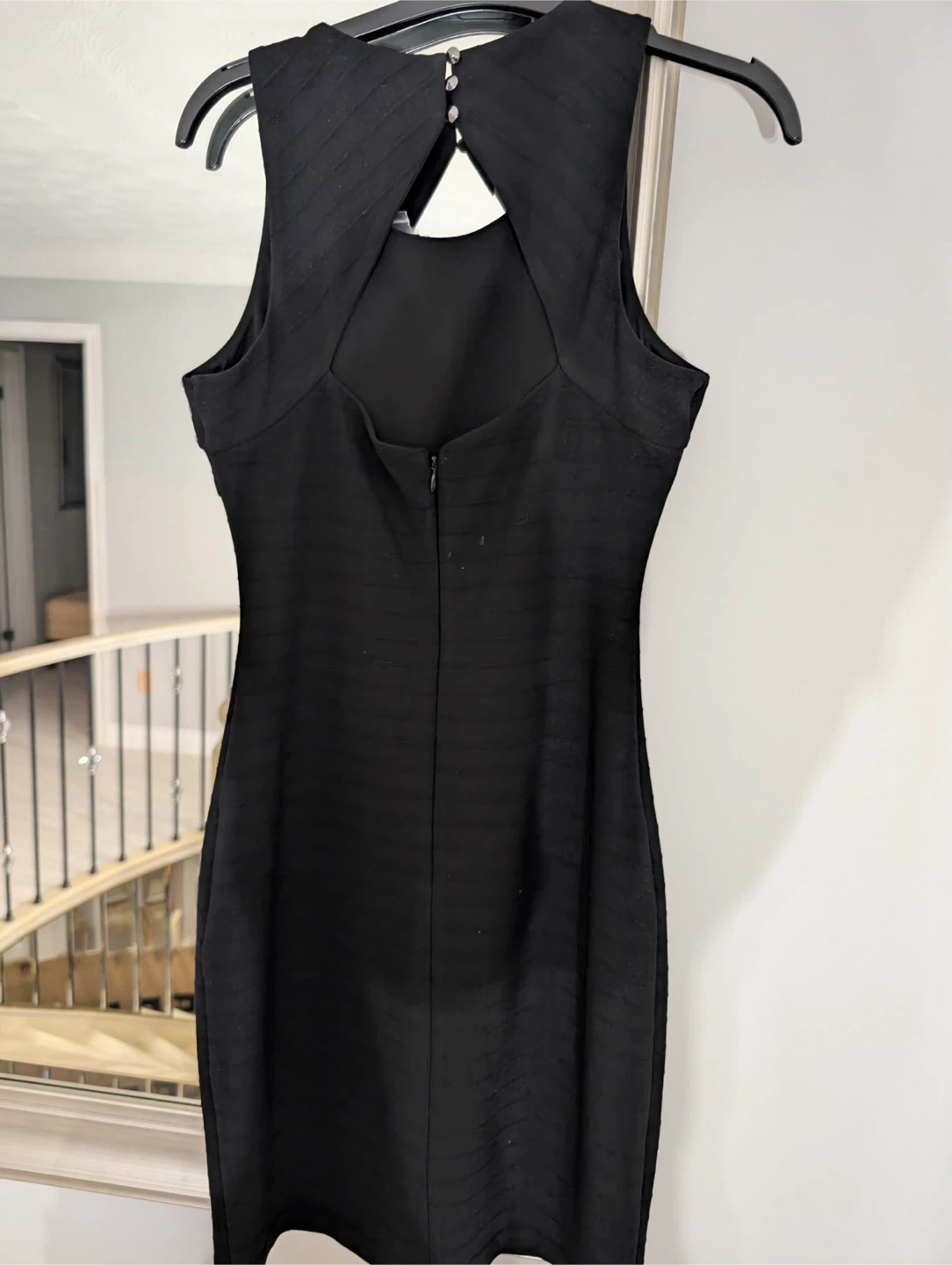 New GUESS Black Embellished Sleeveless Dress Size 8 - photo 4