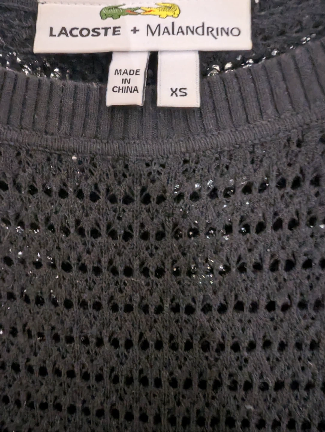 Lacoste + Malandrino Black Knit Dress Size XS - photo 2