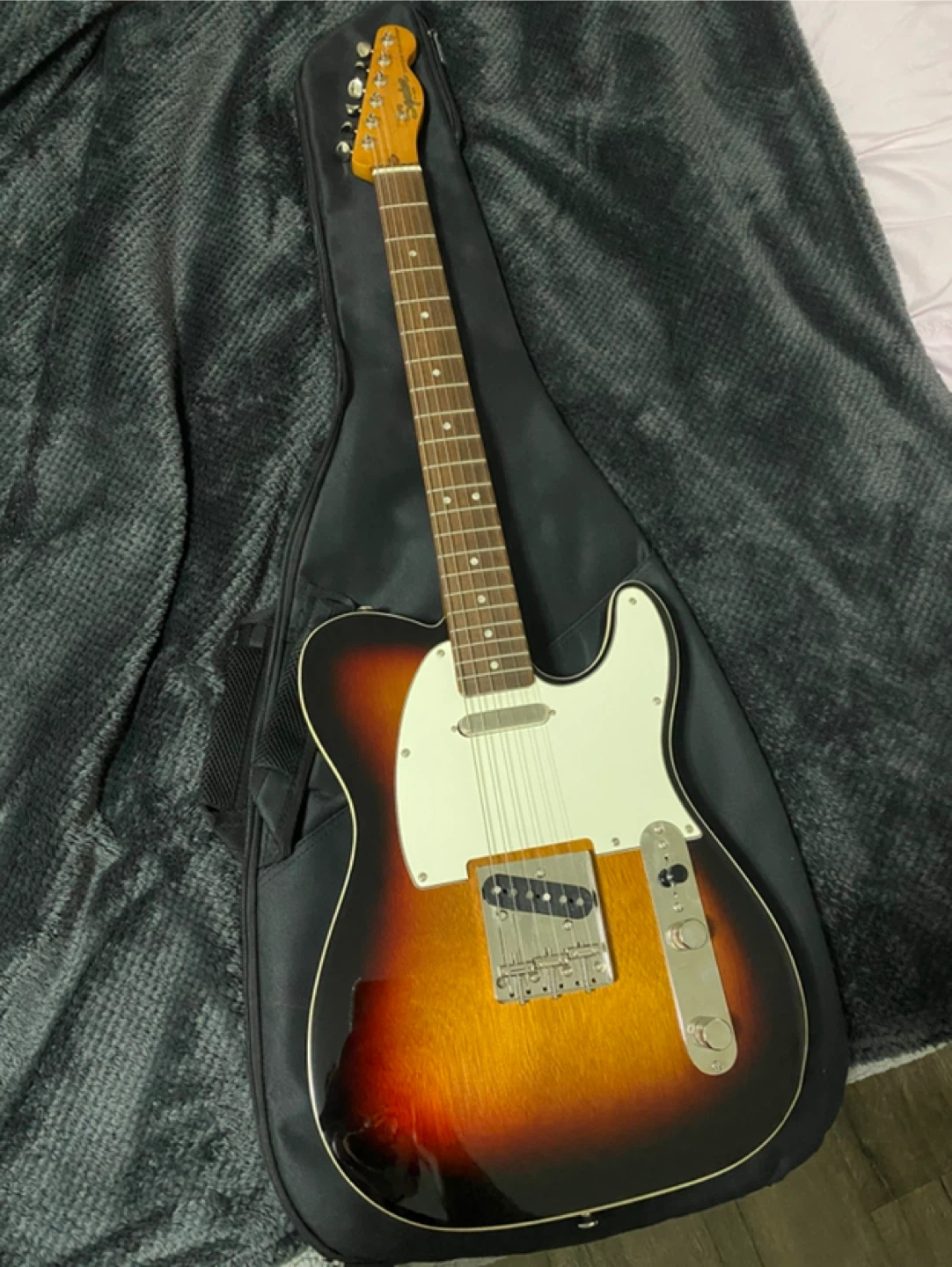 Fender Squier Custom Telecaster Electric Guitar - photo 2