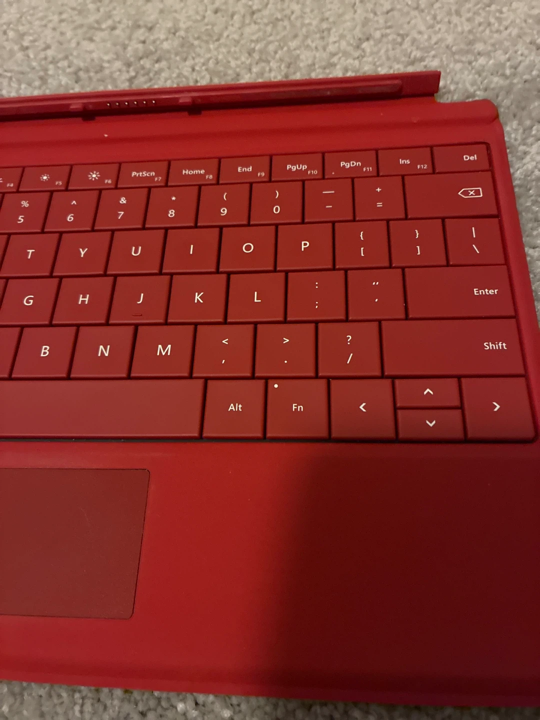 Microsoft Surface Pro Type Cover Keyboard - Red - photo 3