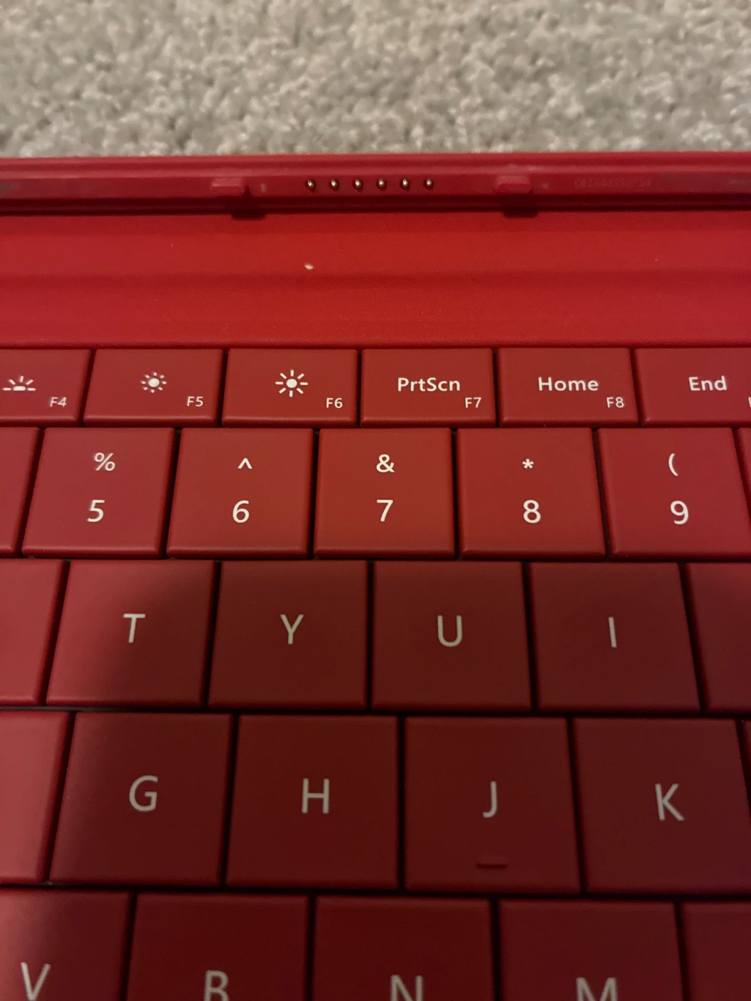 Microsoft Surface Pro Type Cover Keyboard - Red - photo 4
