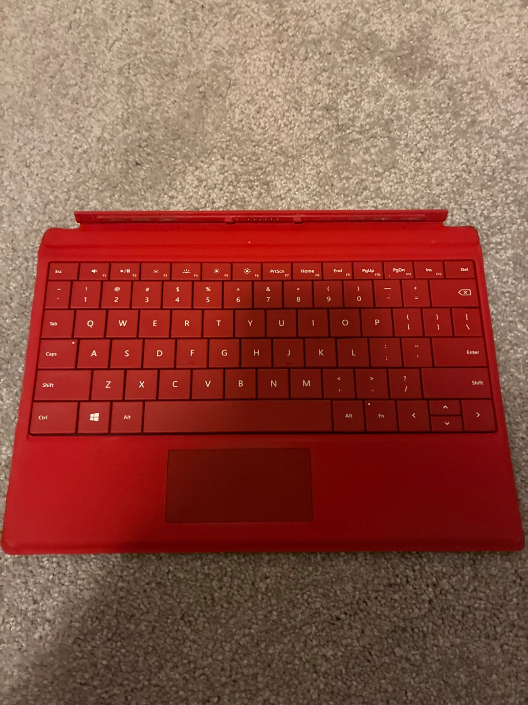 Microsoft Surface Pro Type Cover Keyboard - Red