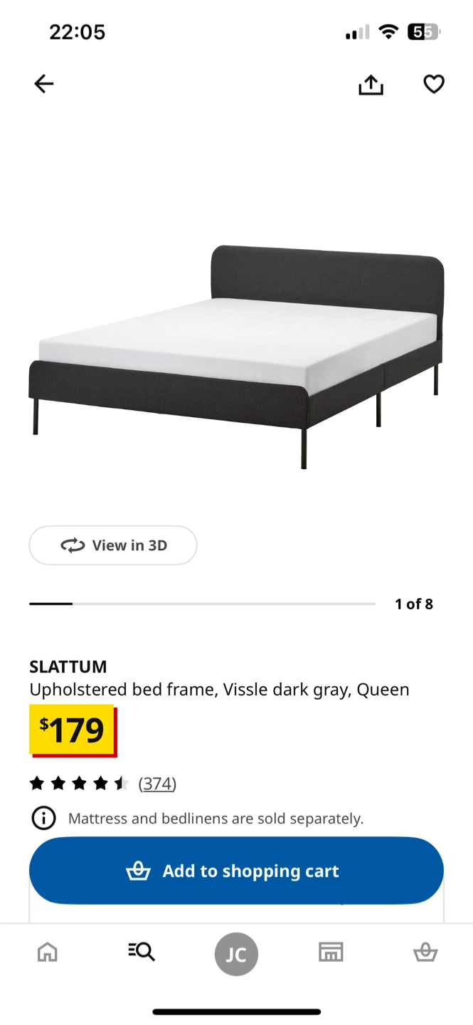 FREE ITEM + IKEA Slattum bed frame (Queen) - photo 2