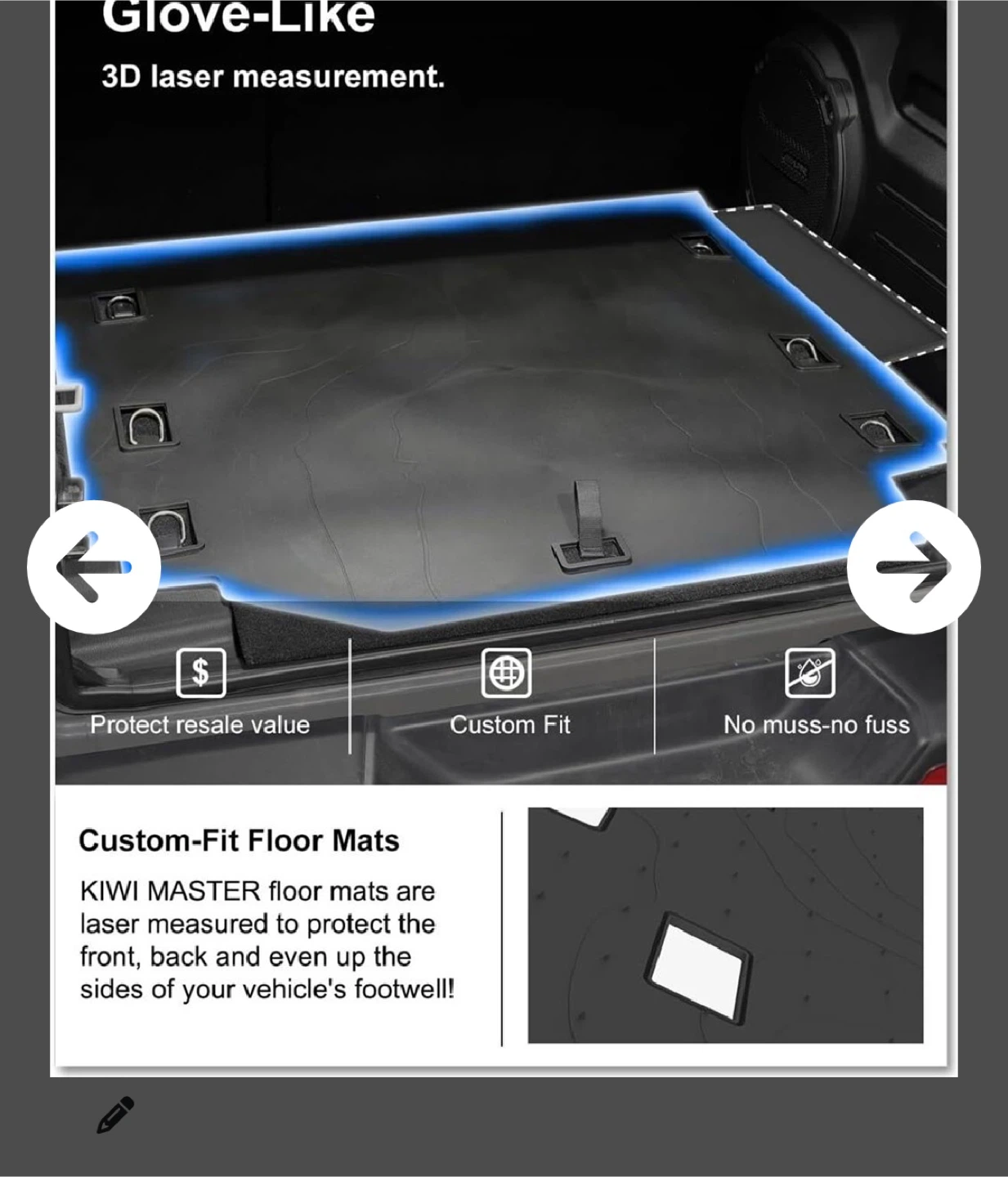 KIWI MASTER Cargo Mat for Jeep Wrangler - photo 3