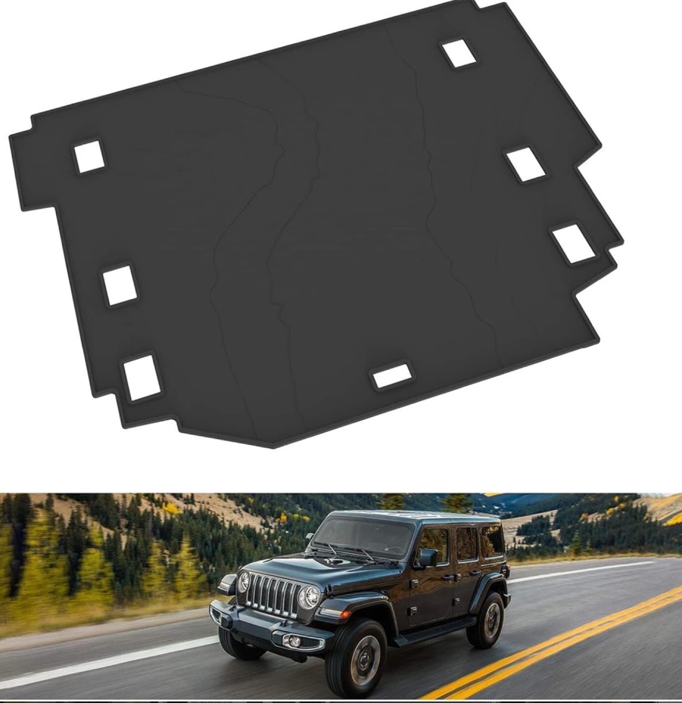 KIWI MASTER Cargo Mat for Jeep Wrangler