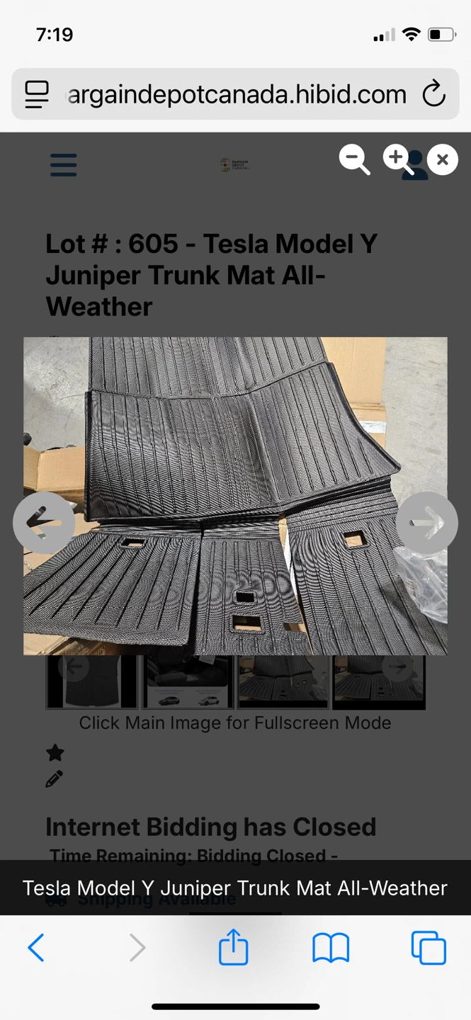 Tesla Model Y Trunk Mat All-Weather - photo 2