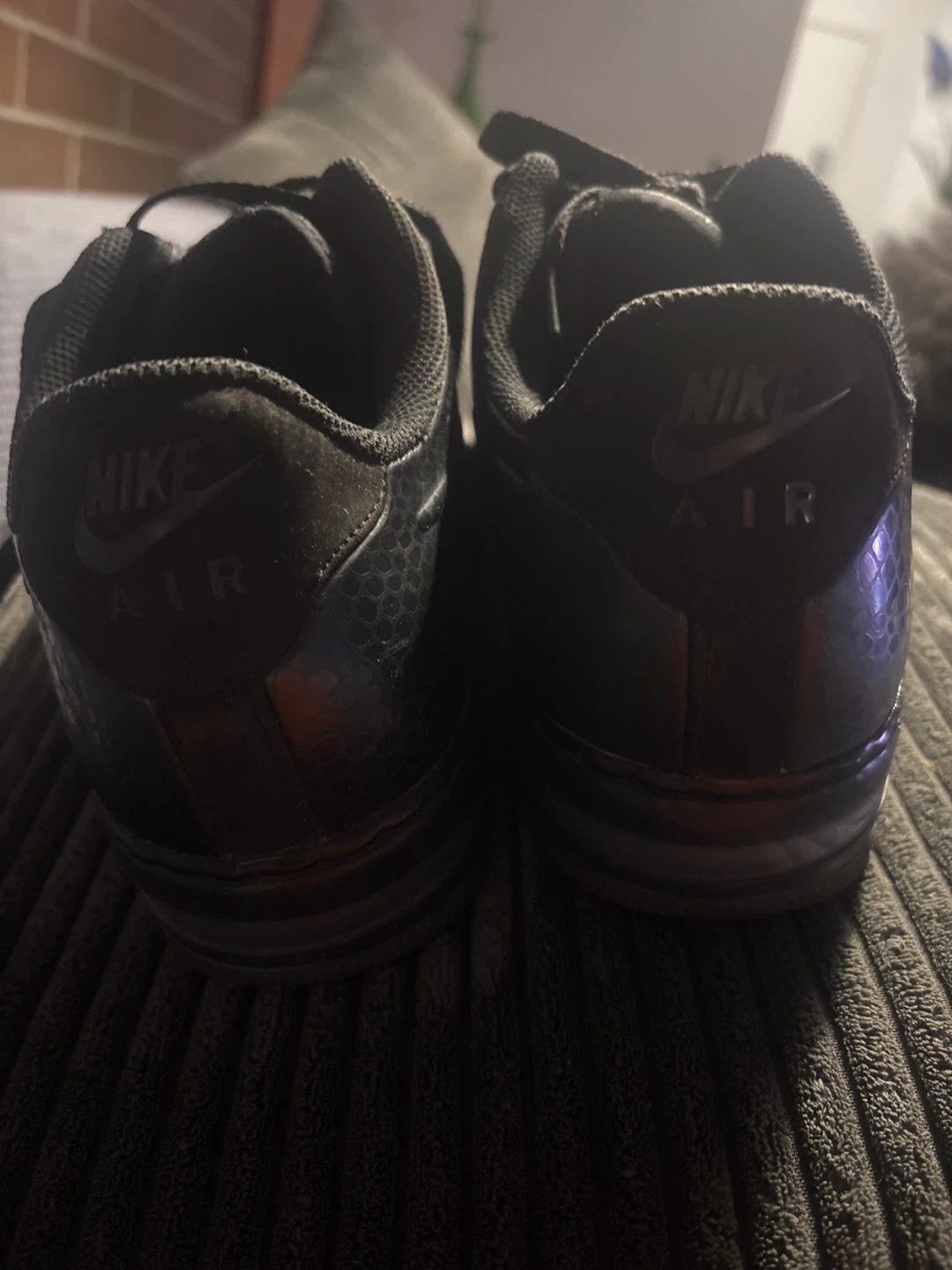Nike Air Force 1 Black Sneakers Foamposite - photo 3