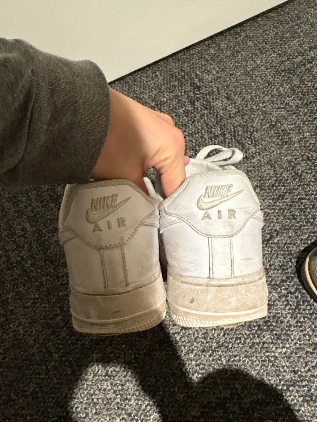 White Nike Air Force 1 US 9 - photo 2