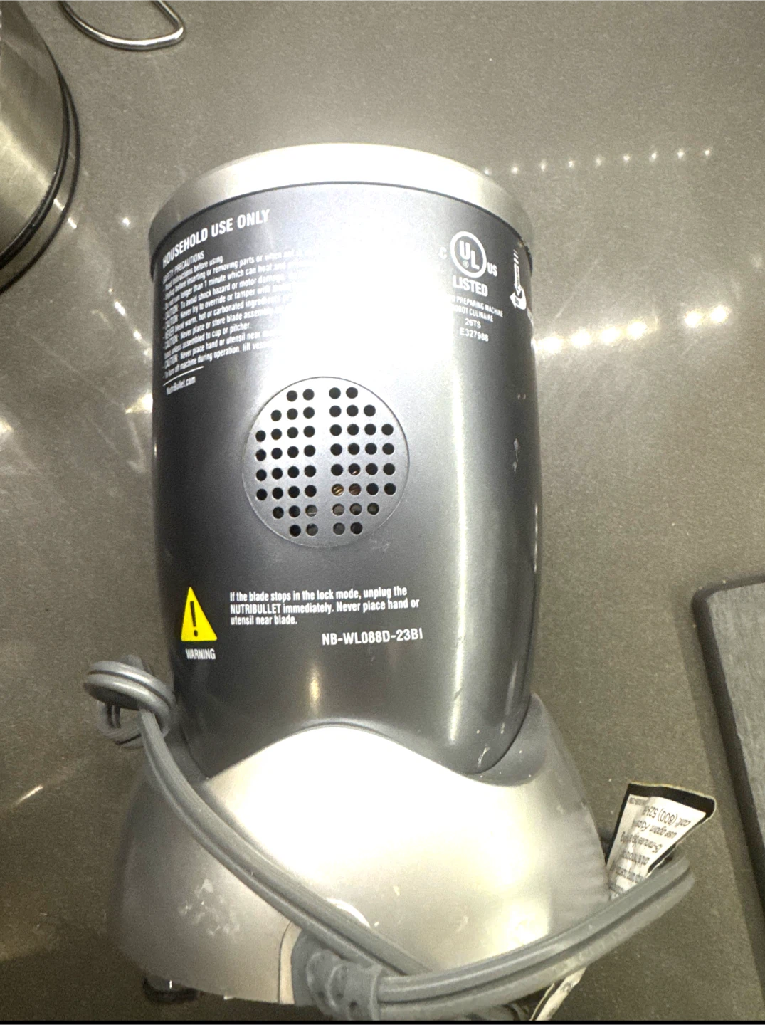 NutriBullet Personal Blender NB-WL088D-23BI - photo 3
