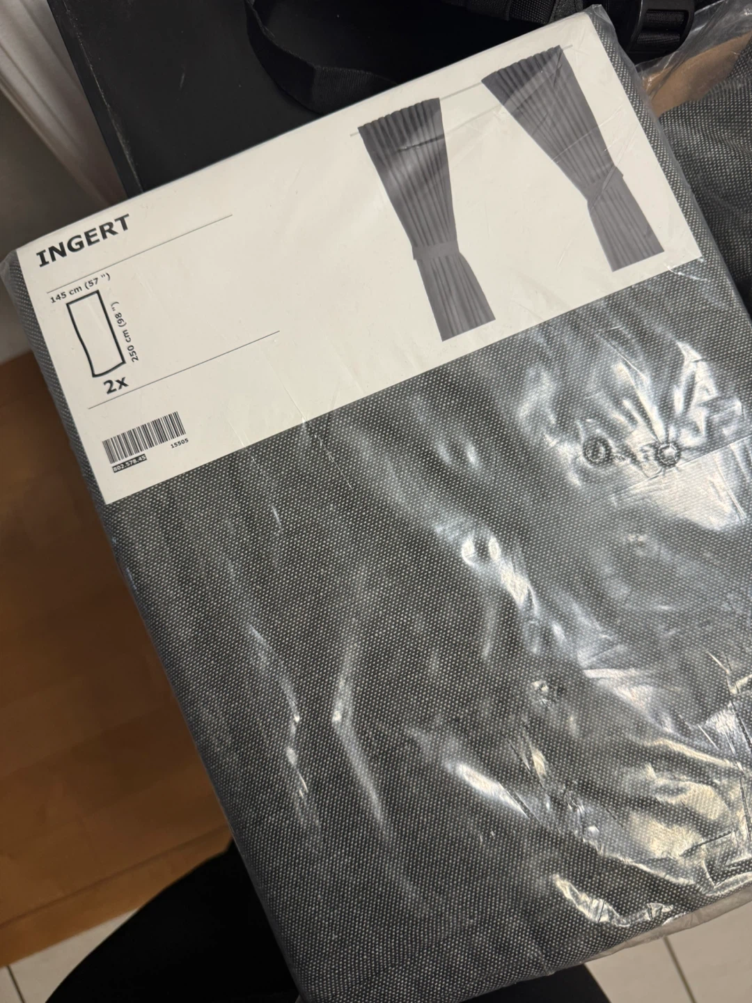 IKEA Ingert Curtains - Grey (2 Pack) - photo 2