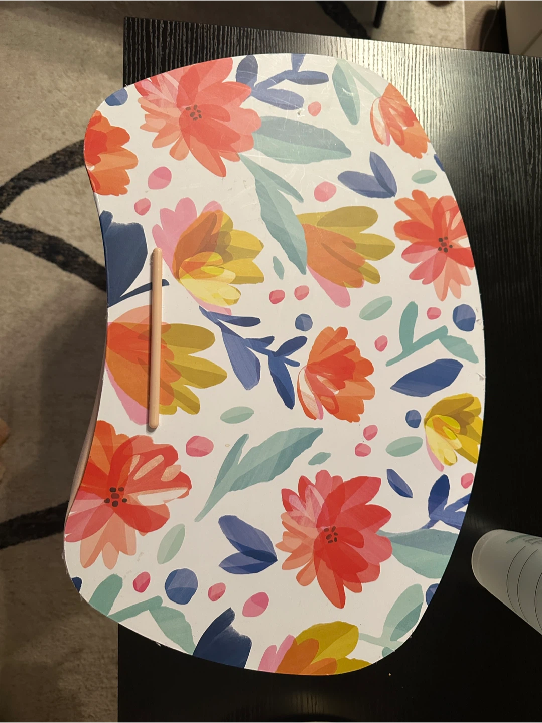 Laptop Lap Desk with Floral Design