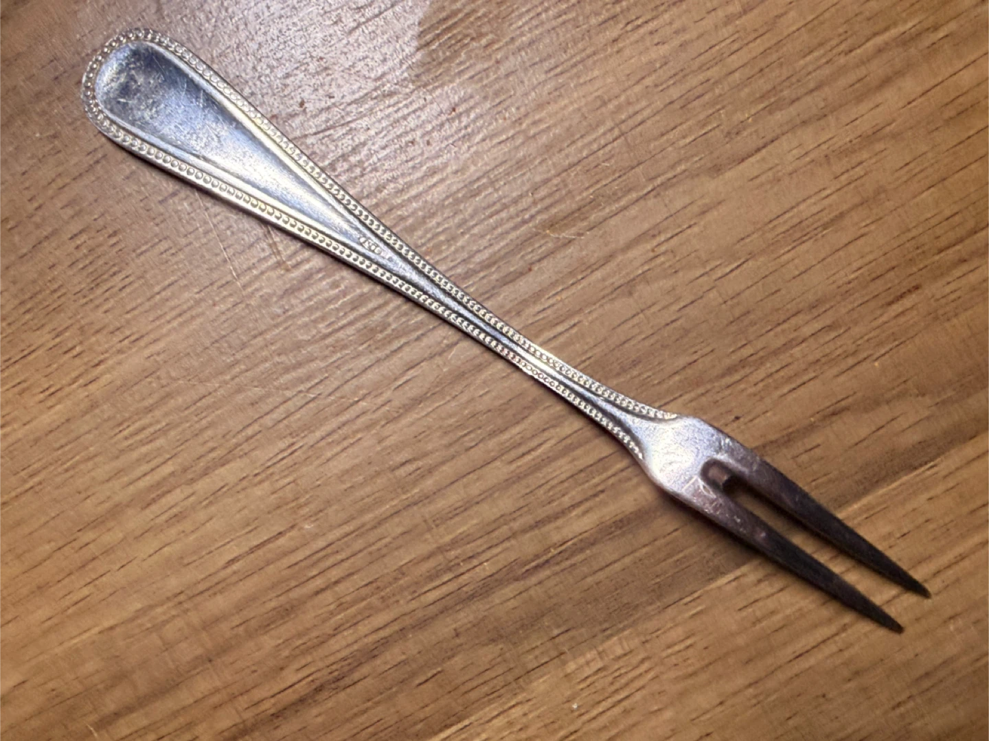Vintage Silver Plated Pastry Fork